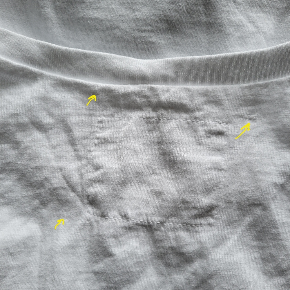 NWOT Frank&Eileen Aiden White Muscle Tee - Picture 8 of 8